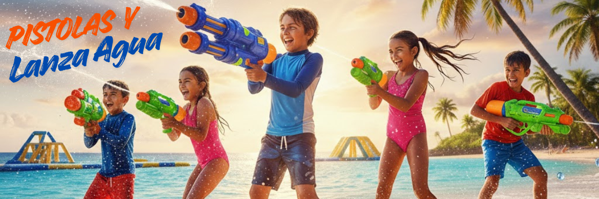 Pistolas y Lanza Agua